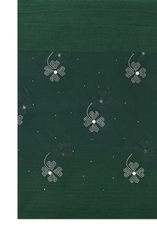 LUMIÉRE BLOOM SCARF-GREEN