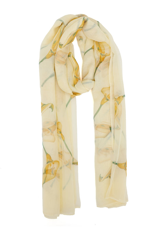GILDEDGROVE TWILL SCARF-BEIGE