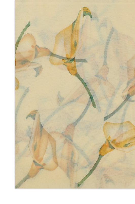 GILDEDGROVE TWILL SCARF-BEIGE