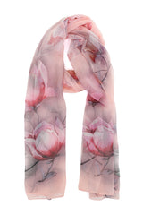 FOLIARIS MIST SCARF-L-PINK