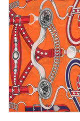CAVALIÉRE ROYAL HARNESS SCARF-ORANGE