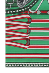 CAVALIERE ROYAL HARNESS SCARF-GREEN