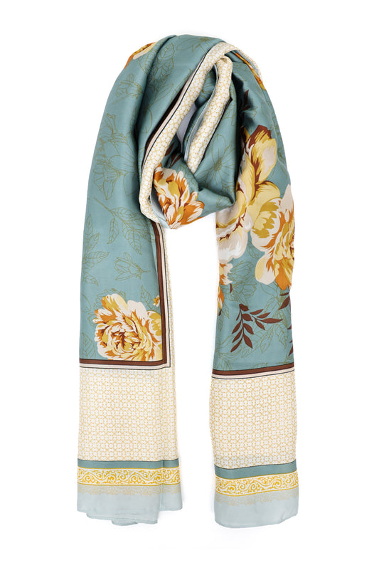 AUTUMN RISE LIGHT SCARF-GREY