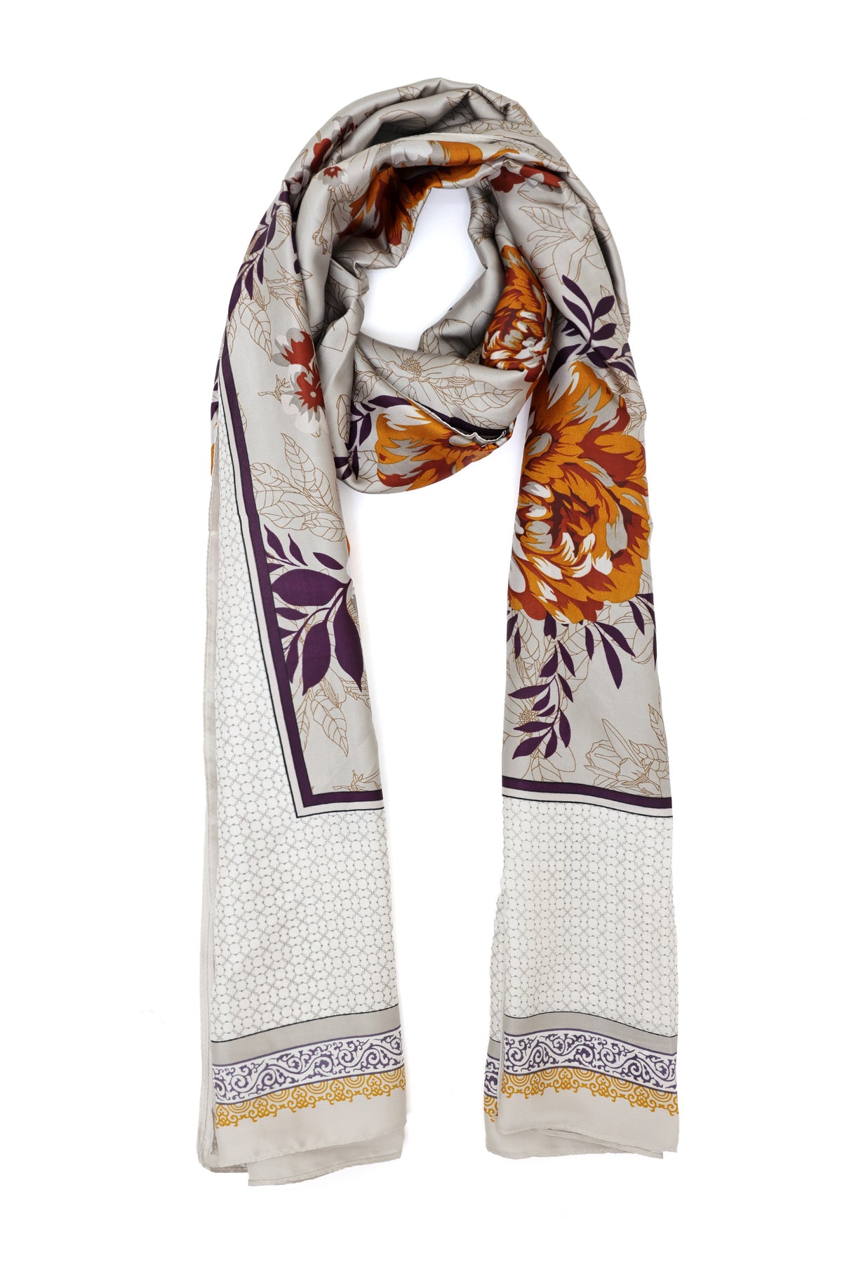 AUTUMN RISE LIGHT SCARF-BEIGE