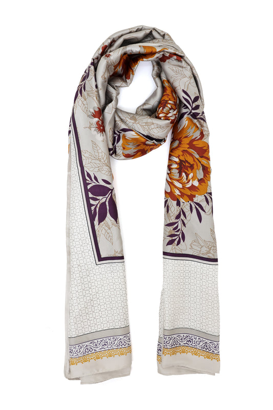 AUTUMN RISE LIGHT SCARF-BEIGE