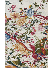 VICTORIA GARDEN SCROLL SCARF-MAROON