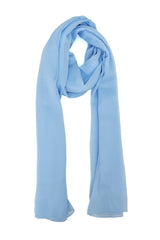 CLOUD-LUX STRIATED SCARF-BLUE