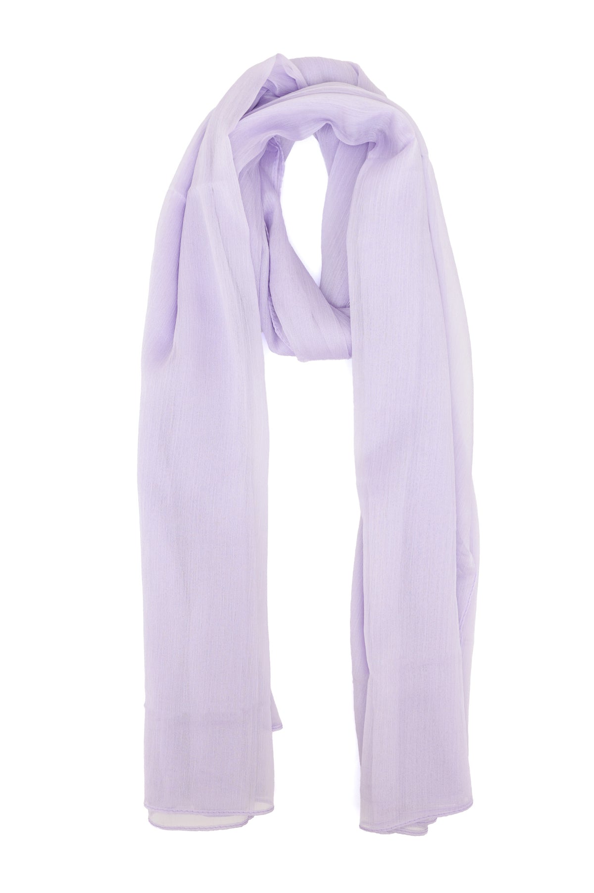 CLOUD-LUX STRIATED SCARF-LT-PURPLE