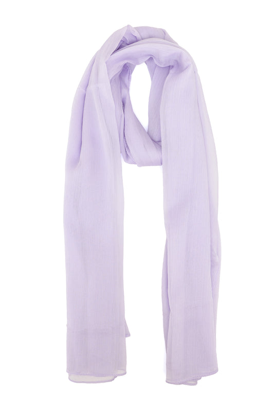 CLOUD-LUX STRIATED SCARF-LT-PURPLE