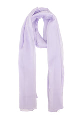 CLOUD-LUX STRIATED SCARF-LT-PURPLE