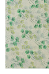 BOTANIC TRACE SCARF-LT-GREEN