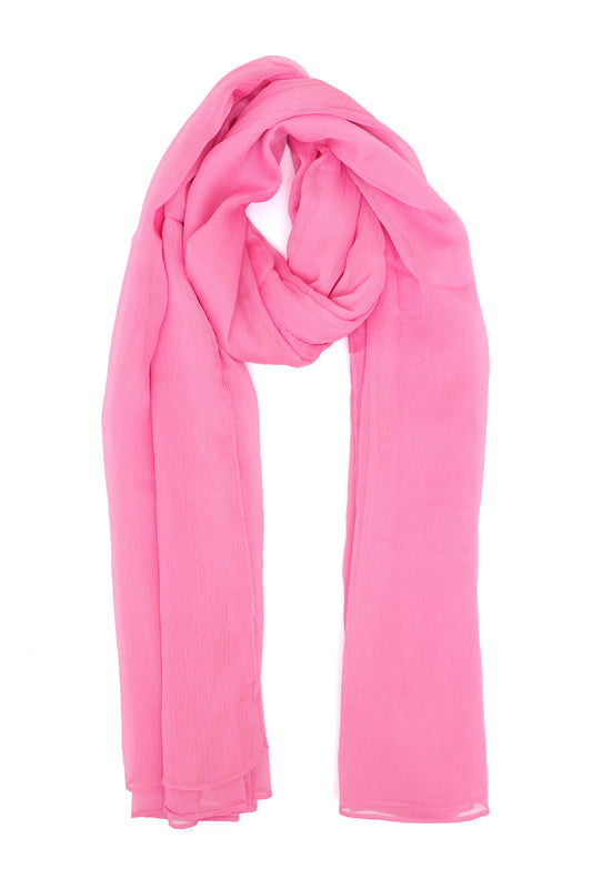 CLOUD-LUX STRIATED SCARF-PINK