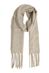 SHADOW WOOLEN SCARF-BEIGE