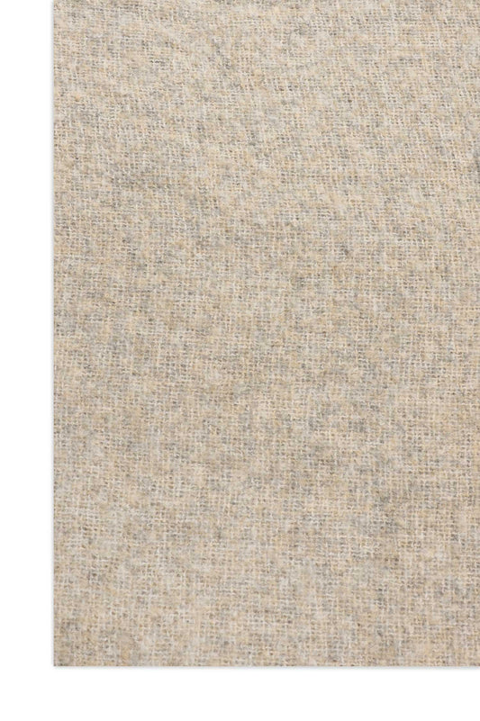 SHADOW WOOLEN SCARF-BEIGE