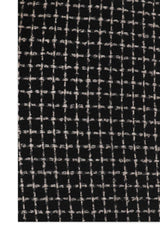 SQUAREWEAVE CLASSIC SCARF-BLACK