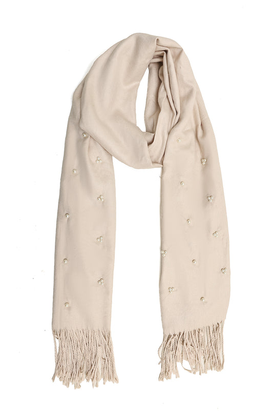 GLORY ELEGANT WINTER SCARF-BEIGE