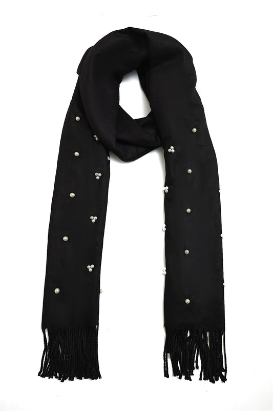 GLORY ELEGANT WINTER SCARF-BLACK