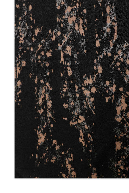 ABSTRACT ESSENTIAL SCARF-BLACK