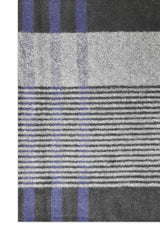 CLASSIC CHECK TARTAN SCARF-GREY/BLUE