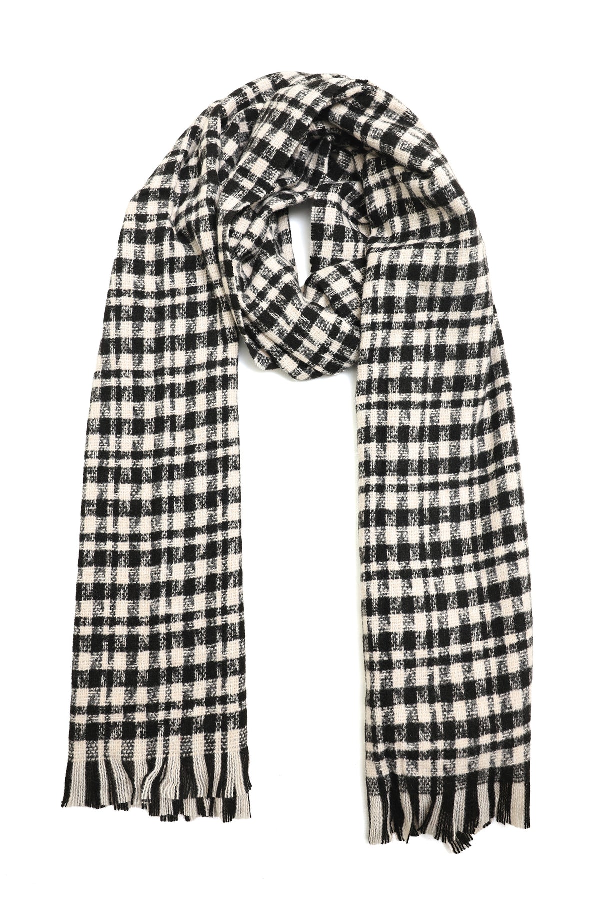 MESH ARCHIVE SCARF-BLACK