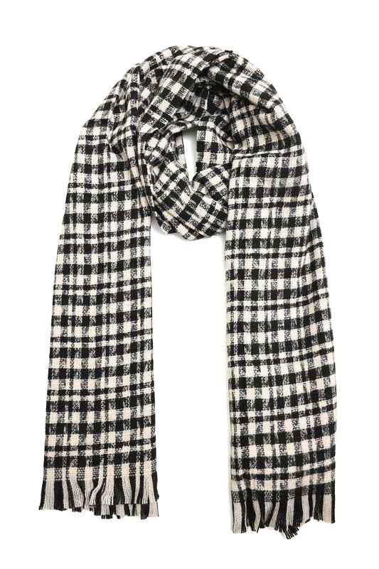 MESH ARCHIVE SCARF-BLACK