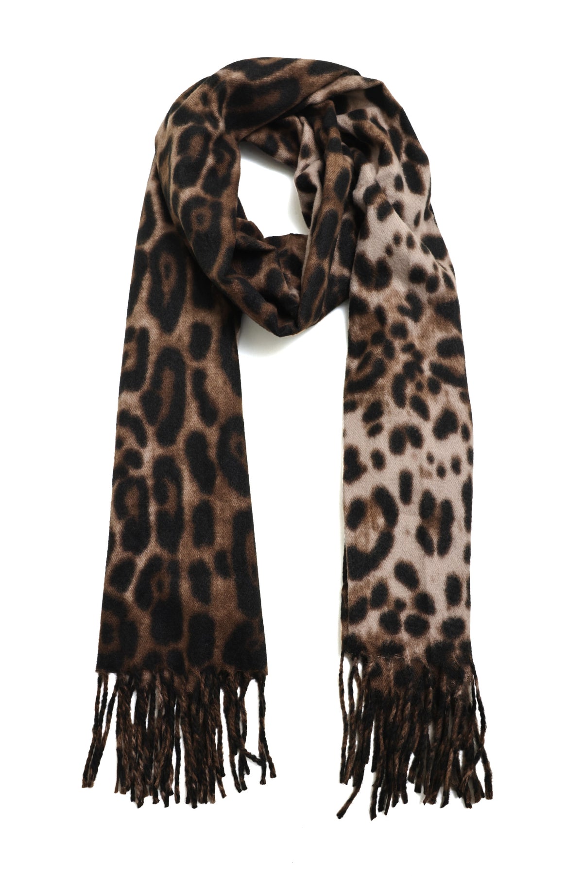 WILD GAZE SCARF-LEOPARD