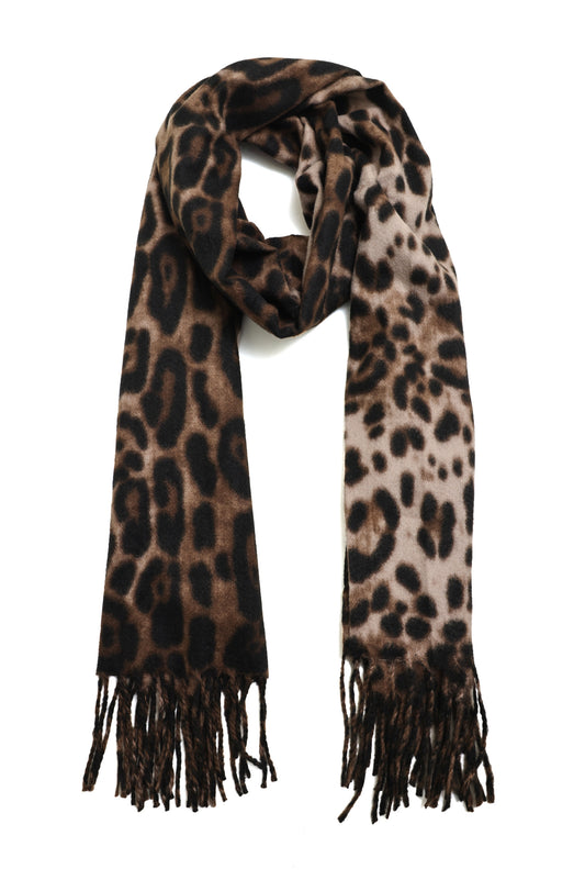 WILD GAZE SCARF-LEOPARD