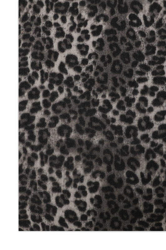 WILD GAZE SCARF-LEOPARD/BLACK