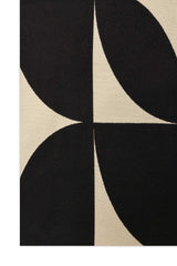 ARC WEAVE SCARF-BLACK