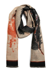 SPLASH REFLECT SCARF-ORANGE