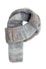 COZY KNIT HAT AND SCARF SET-GREY