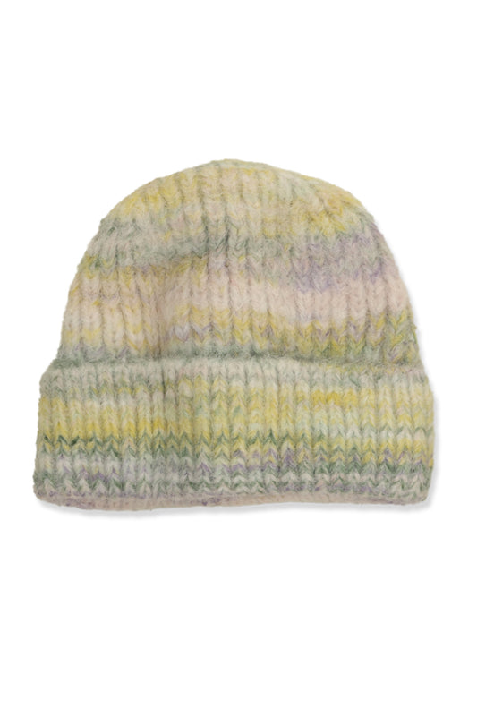 COZY KNIT HAT AND SCARF SET-MULTI