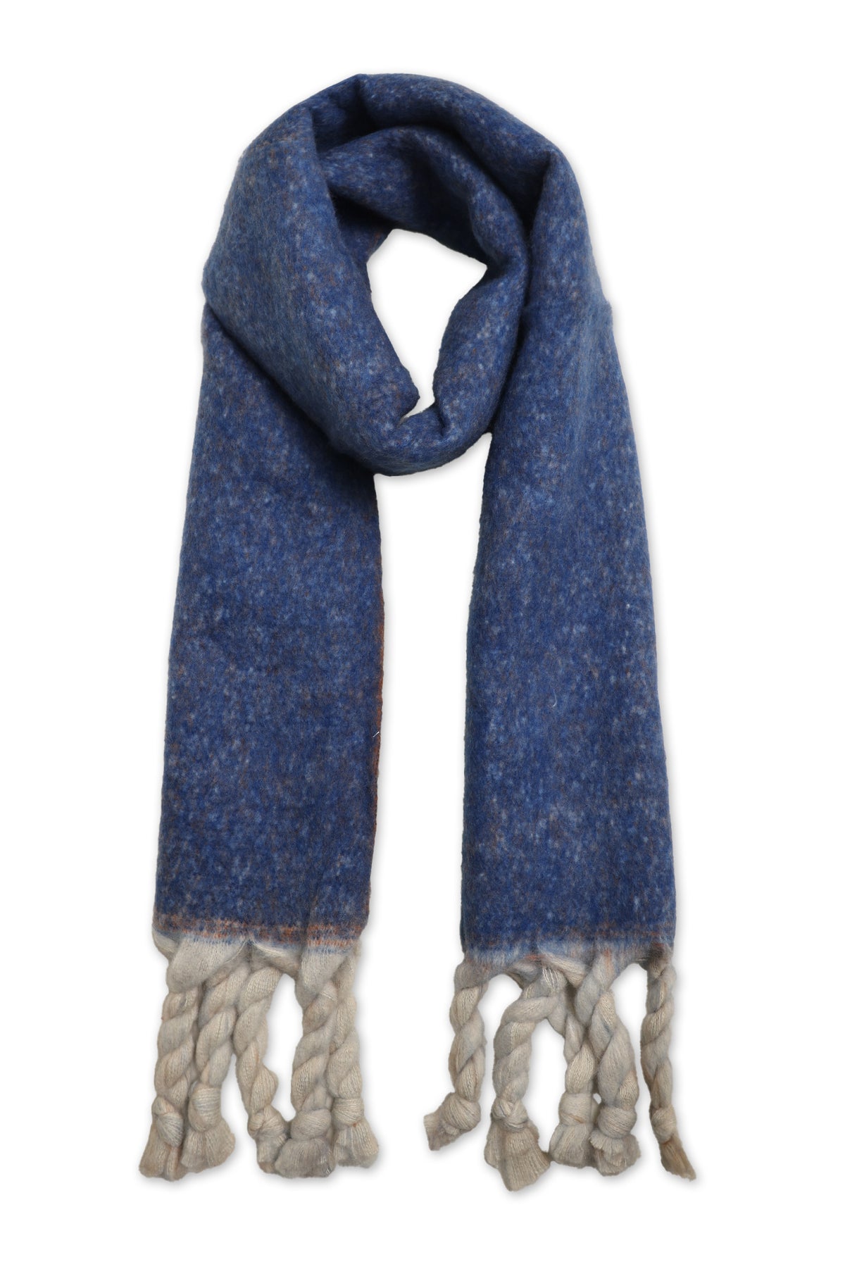 WEEKEND WARM SCARF-BLUE