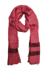 PREMIUM WEAVE ESSENTIAL SCARF-RED