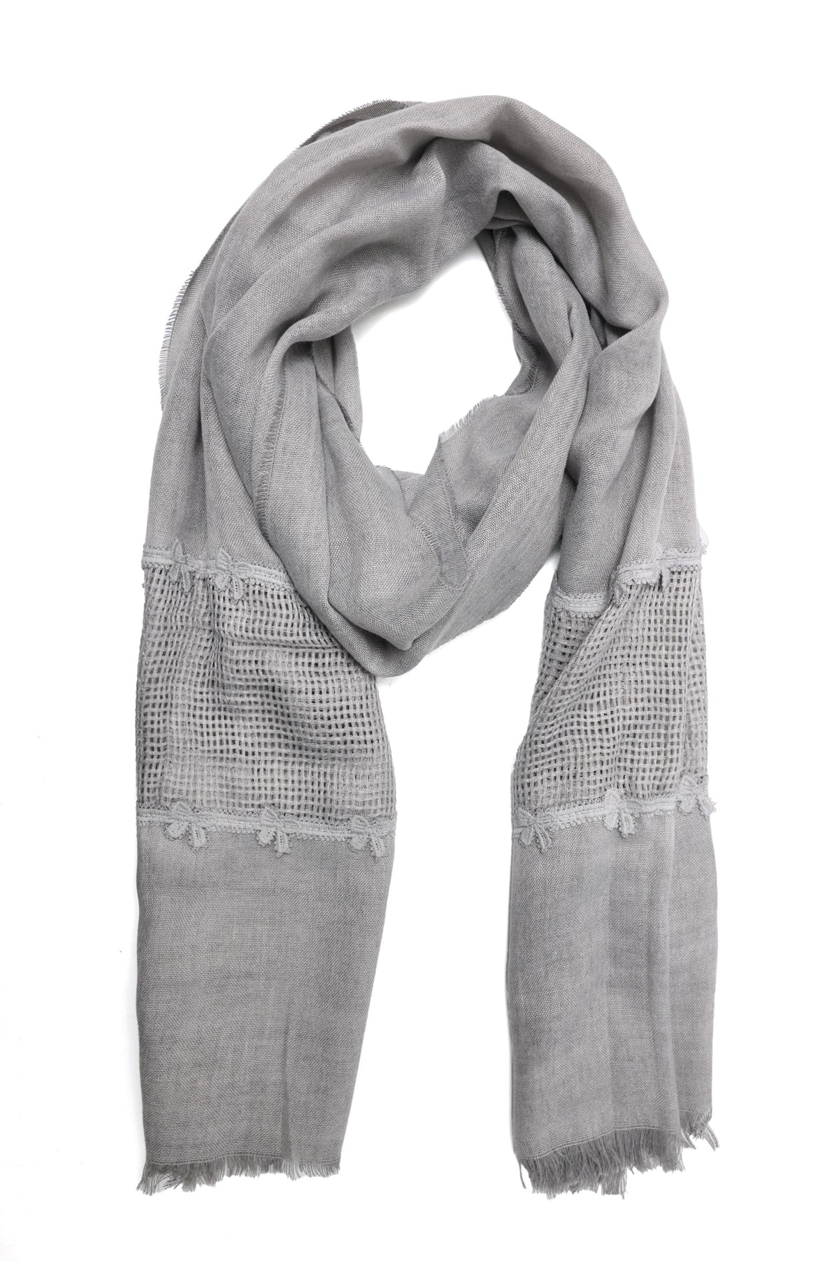 AIRLIGHT DRAPE WRAP-GREY