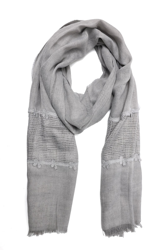 AIRLIGHT DRAPE WRAP-GREY