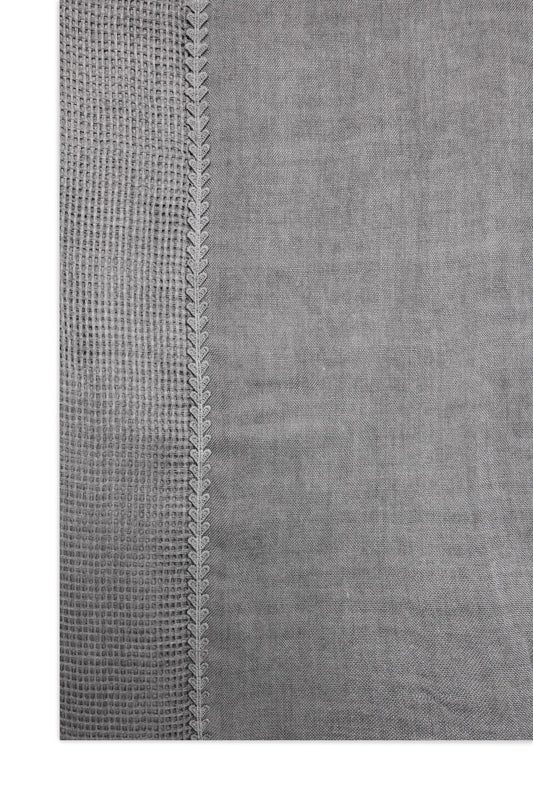 GENTLE FABRIC SCARF-GREY