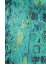 CANVAS MIST SCARF-AQUA