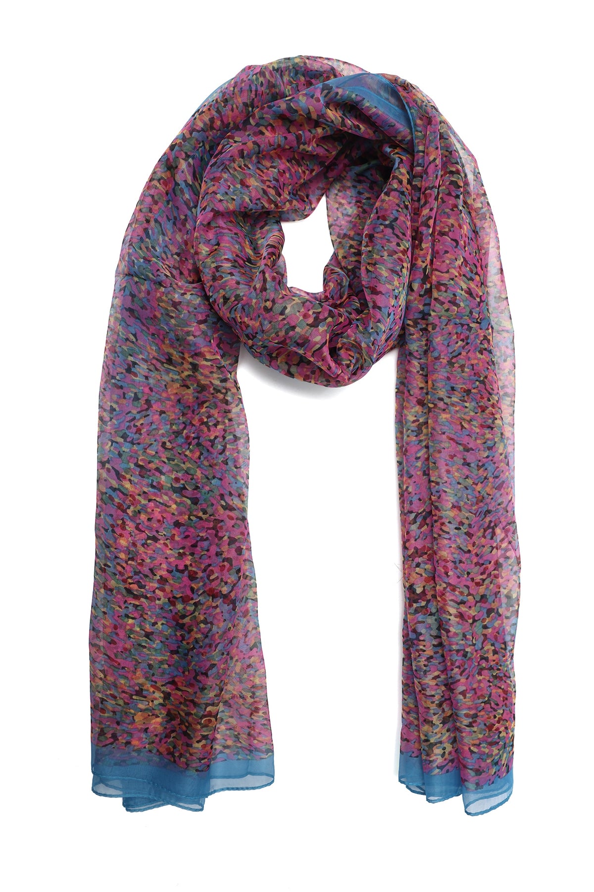 LUMINOUS GRAIN SCARF-PINK
