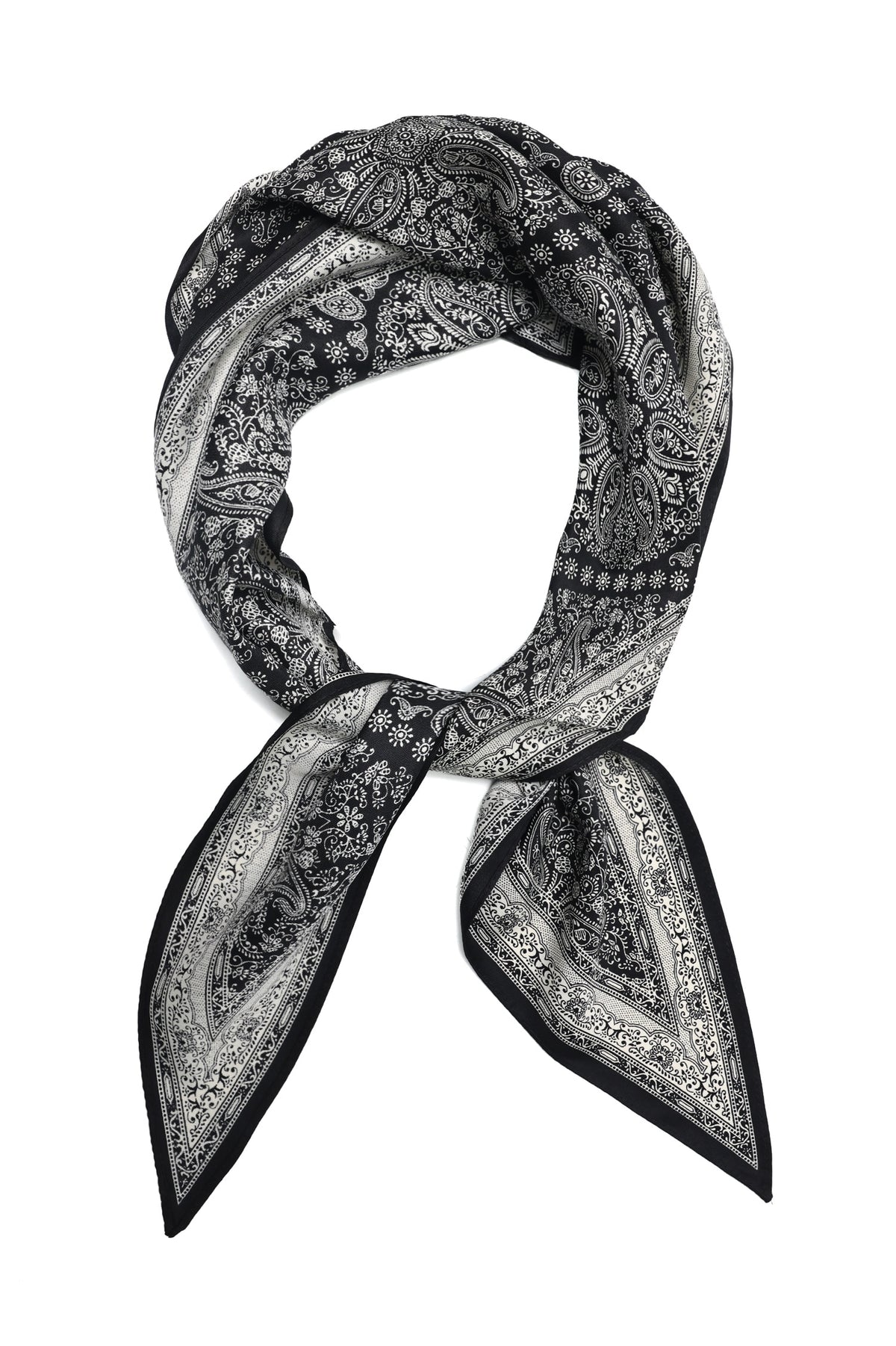CLASSIC TWILL SCARF-DK/GREY