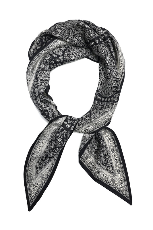 CLASSIC TWILL SCARF-DK/GREY