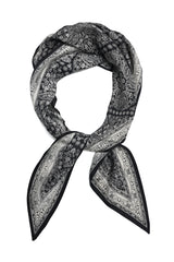 CLASSIC TWILL SCARF-DK/GREY