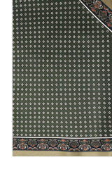 SIGNET PATTERN SCARF-KHAKI