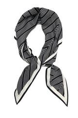 LINEAR FLOW SCARF-GREY