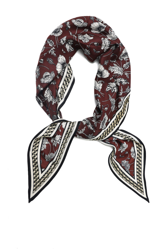 GRACE APPEAL SCARF-DK/RED