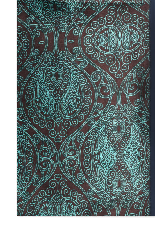 GRAND HERITAGE PAISLEY WRAP-DK/AQUA