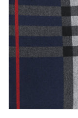 CHECKERED SCARF-GREY