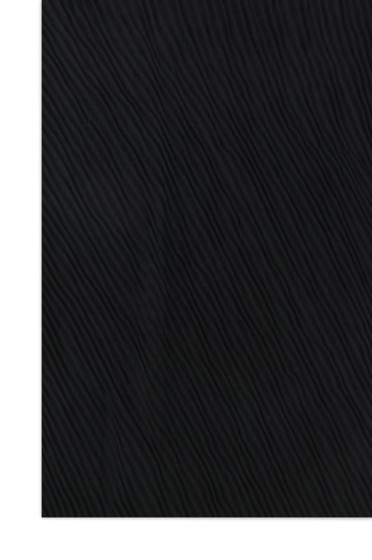 GILDED EDGE RIPPLE SCARF-BLACK