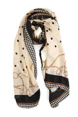 BLOSSOM EMBRACE SCARF-OFFWHITE