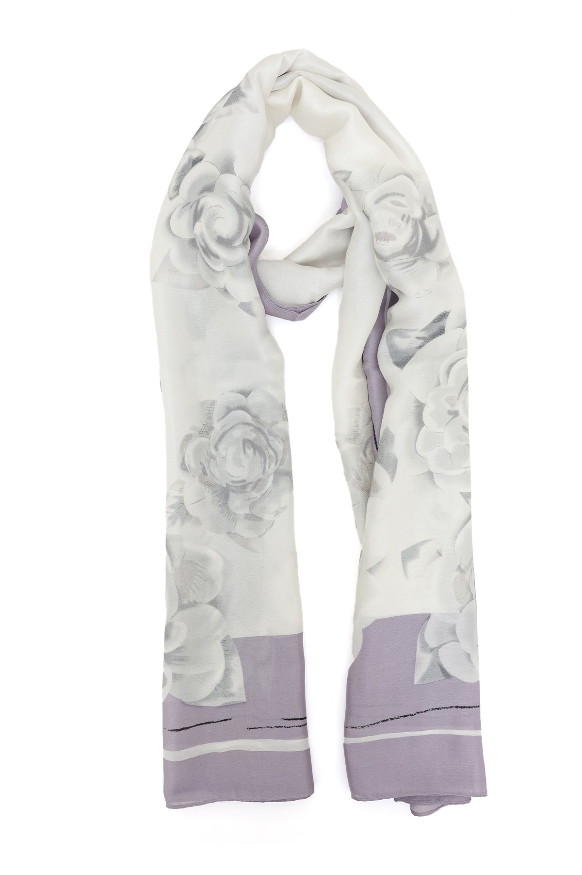 INKORCHID MODERN BLOOM SCARF